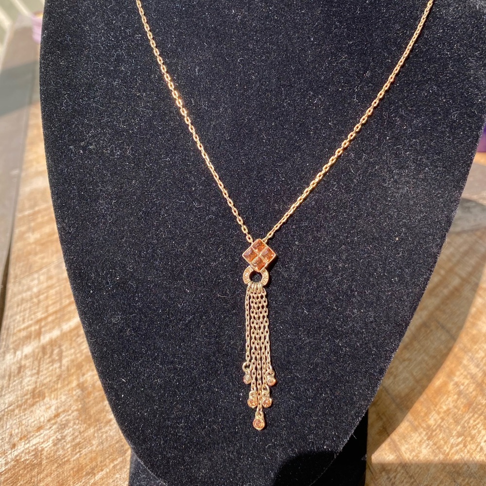 Givenchy Gold-tone Crystal Necklace